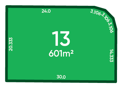 Rosewood Green - St Andrews Release (Stage 1B) Lot 13 Plan