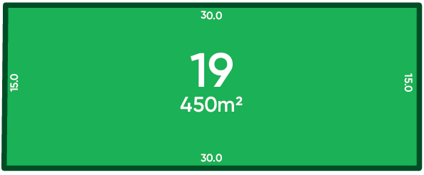 Rosewood Green - St Andrews Release (Stage 1B) Lot 19 Plan