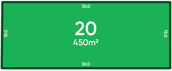 Rosewood Green - St Andrews Release (Stage 1B) Lot 20 Plan