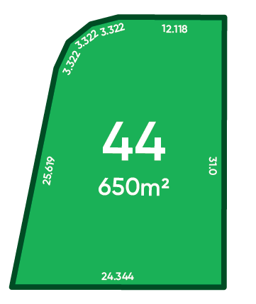 Rosewood Green - St Andrews Release (Stage 1B) Lot 44 Plan