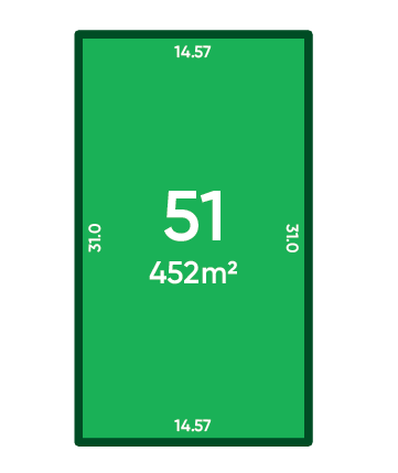 Rosewood Green - St Andrews Release (Stage 1B) Lot 51 Plan