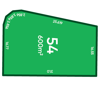 Rosewood Green - St Andrews Release (Stage 1B) Lot 54 Plan