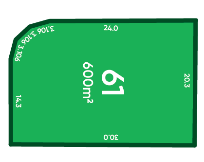 Rosewood Green - St Andrews Release (Stage 1B) Lot 61 Plan